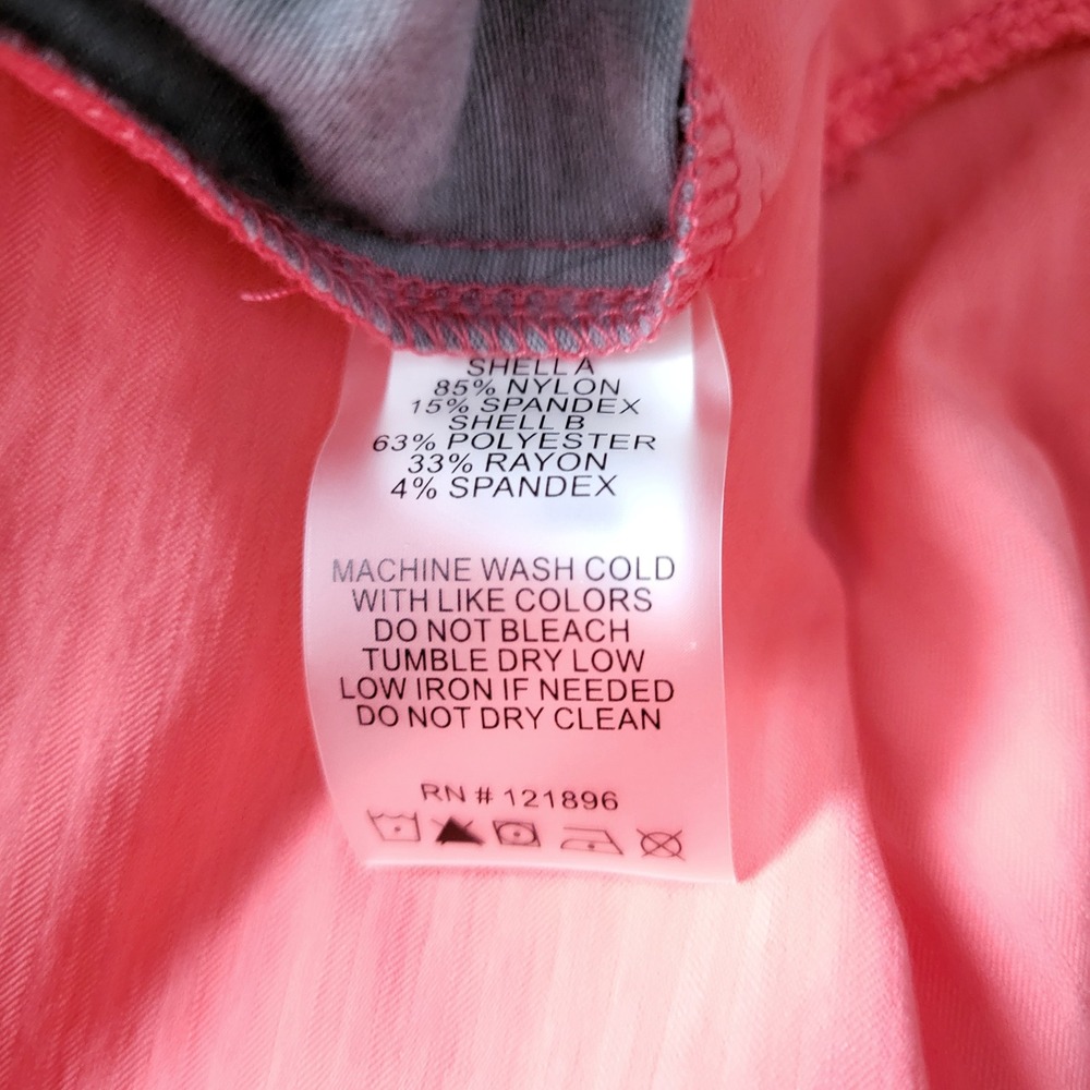 Title Nine Shella Tank Dress Size XS Tennis Golf Pickleball Orange Gray Womens - Picture 12 of 12
